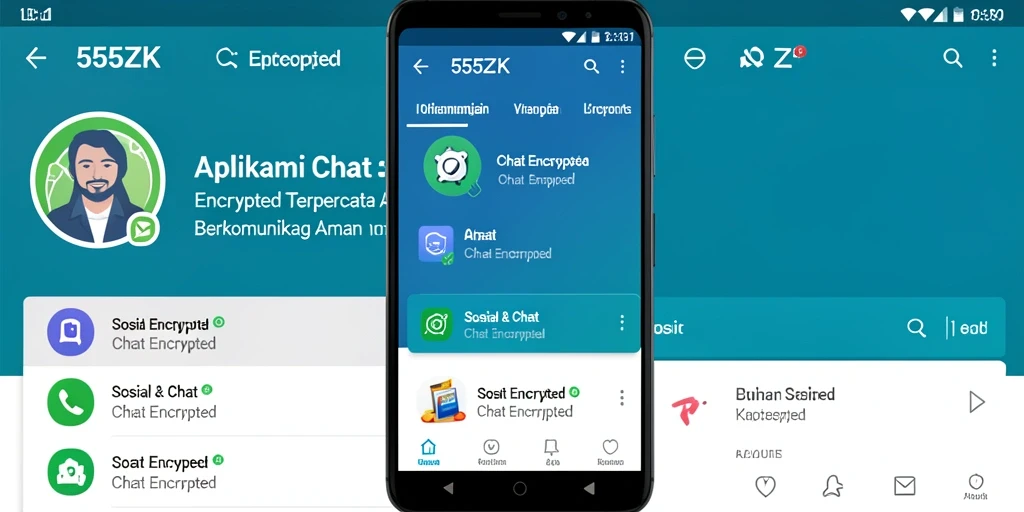 Antarmuka pengguna 555ZK yang modern dan fungsional.
