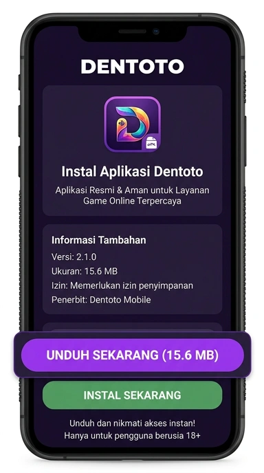 Tampilan halaman APK dentoto